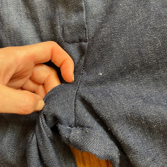 60s Vintage Denim Kick Flares with Star Heart Patched Pockets - Picture 8 of 12